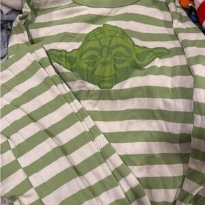 Hanna Andersson Long John Pajamas - Yoda Star Wars - Size 14